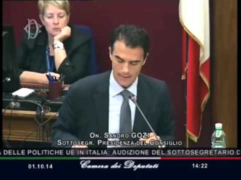 Audizione sulle politiche europee