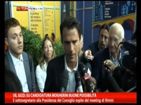 Gozi a Sky Tg24 su immigrazione e Alto Rappresentante UE