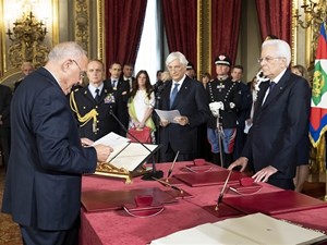 Giuramento al Quirinale