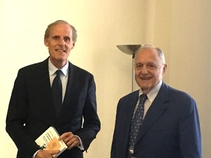 Paolo Savona e Christian Masset