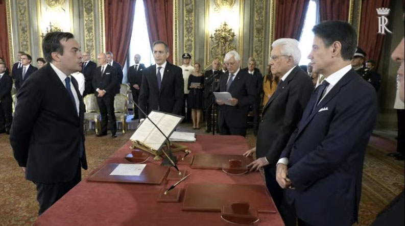 Giuramento di Vincenzo Amendola