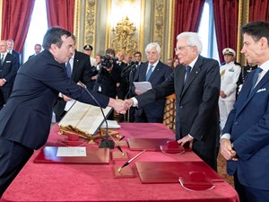 Sergio Mattarella e Vincenzo Amendola