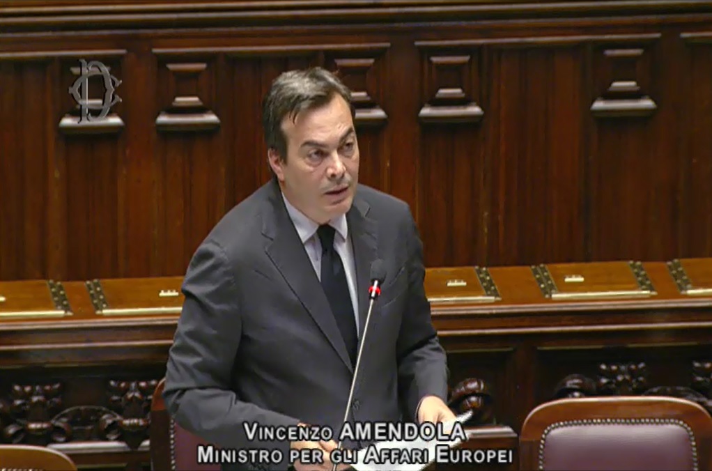 Question time del Ministro Amendola