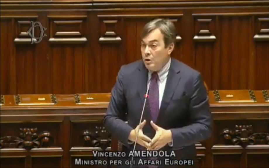 Recovery Fund, intervento del Ministro Amendola alla Camera