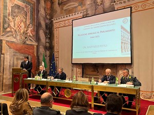 Fitto durante il suo intervento