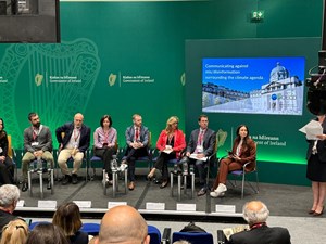 Relatori del panel dedicato ai cambiamenti climatici